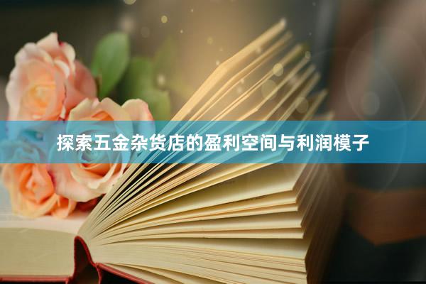 探索五金杂货店的盈利空间与利润模子